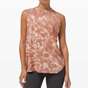 Lululemon All Yours Tank Tie Dye Marmoleado Tie Dye Ancient Copper Pima Cotton
